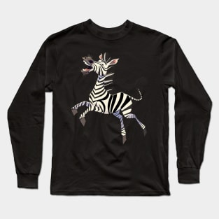 Zebra Ecological Role Long Sleeve T-Shirt